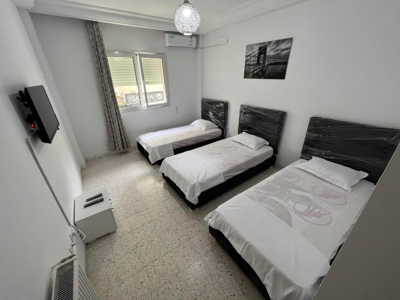 Ain Zaghouan&nbsp;Ain Zaghouan&nbsp;Location&nbsp;Appart. 4 pi�ces&nbsp;S3 haut standing  au mezzanine