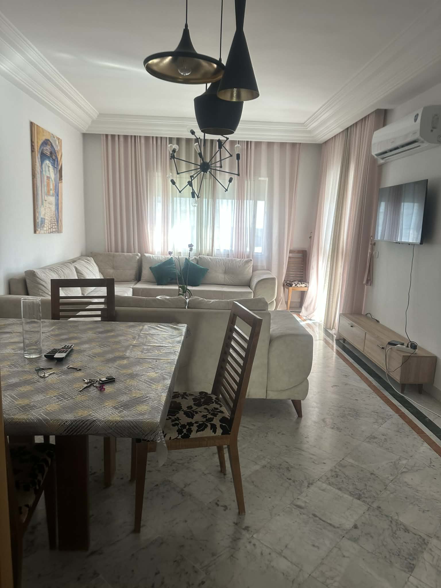 La Soukra&nbsp;La Soukra&nbsp;Location&nbsp;Appart. 3 pi�ces&nbsp;S3 meubl� au lac2