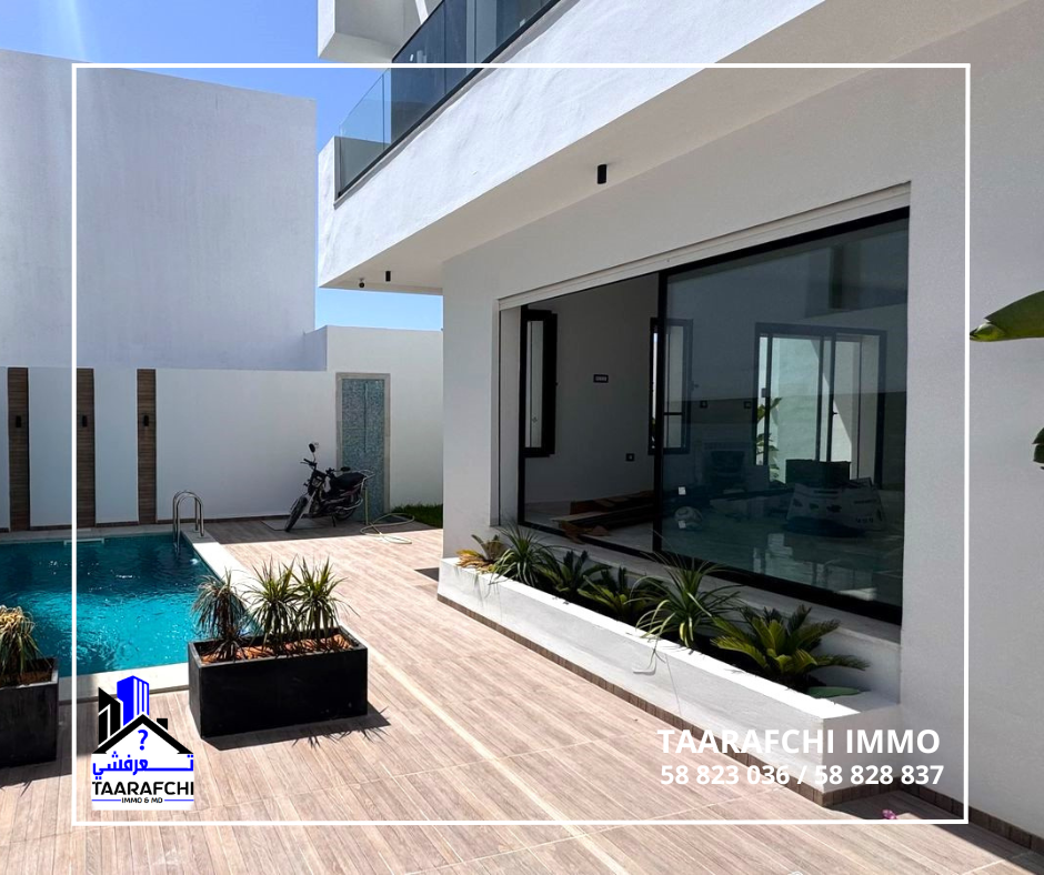 Hammamet&nbsp;Hammamet&nbsp;Vente&nbsp;Appart. 4 pi�ces&nbsp;Villa nouvellement construite