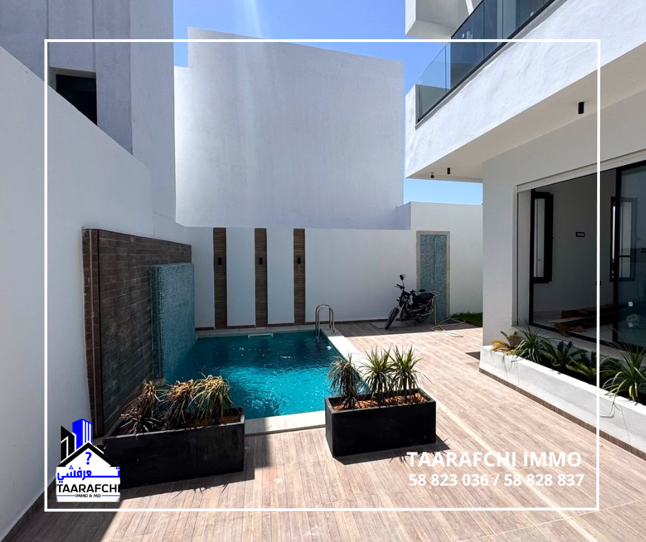 Hammamet&nbsp;Hammamet&nbsp;Vente&nbsp;Appart. 4 pi�ces&nbsp;Villa nouvellement construite