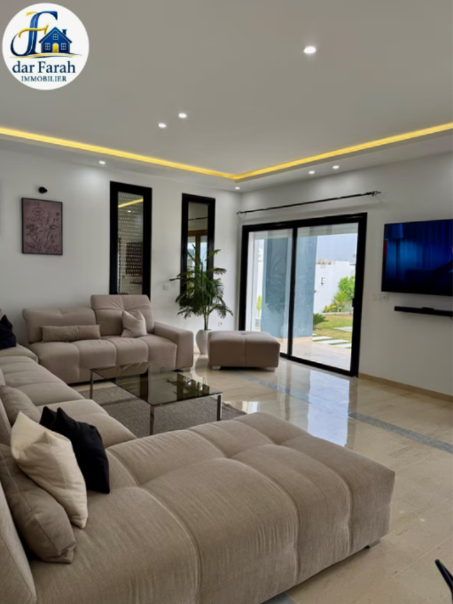 Hammamet&nbsp;Hammamet&nbsp;Location&nbsp;Appart. 4 pi�ces&nbsp;Villa � hammamet sud