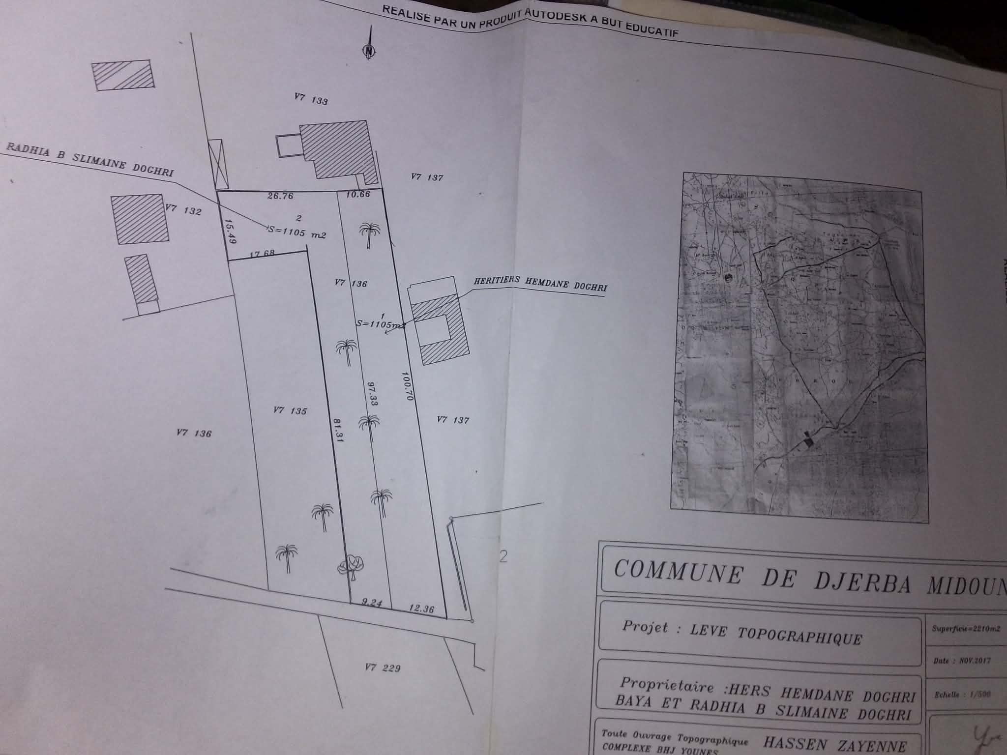Djerba - Midoun&nbsp;Midoun&nbsp;Vente&nbsp;Surfaces&nbsp;Tr�s jolie lot de terrain nu a jerba midoun