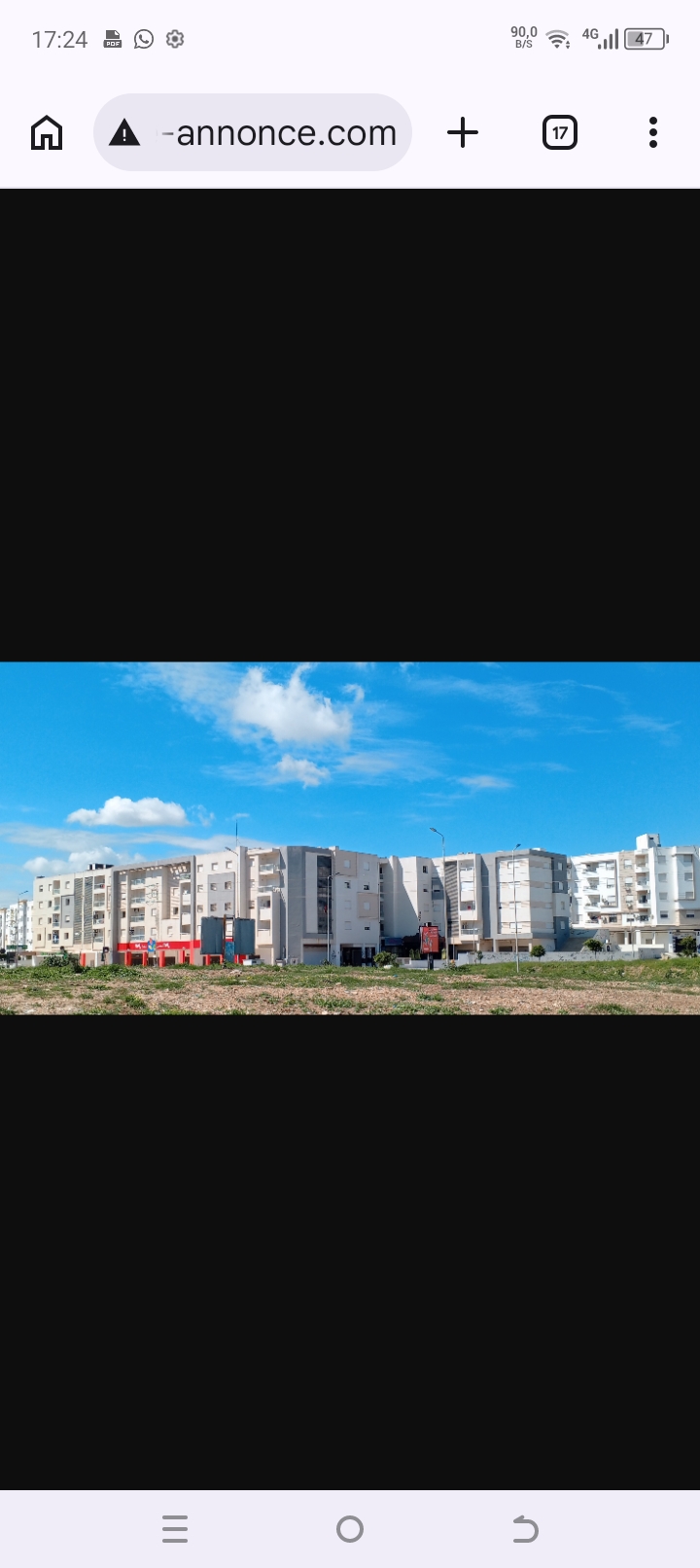 Vente&nbsp;Appart. 4 pi�ces - Tunisie