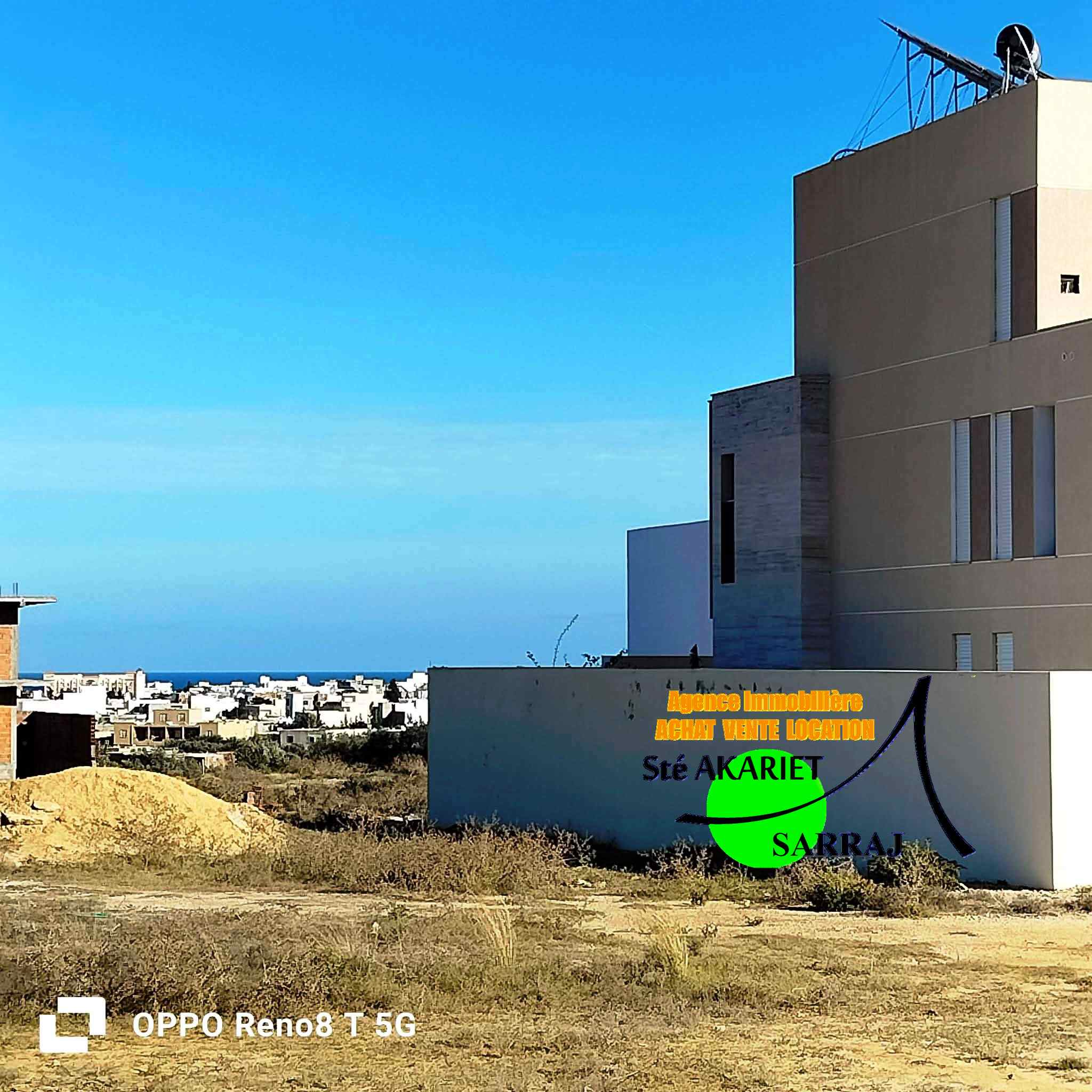 Akouda&nbsp;Chatt Meriem&nbsp;Terrain&nbsp;Terrain nu&nbsp;Terrains 341m et 349m et 371m � koussour gharnata