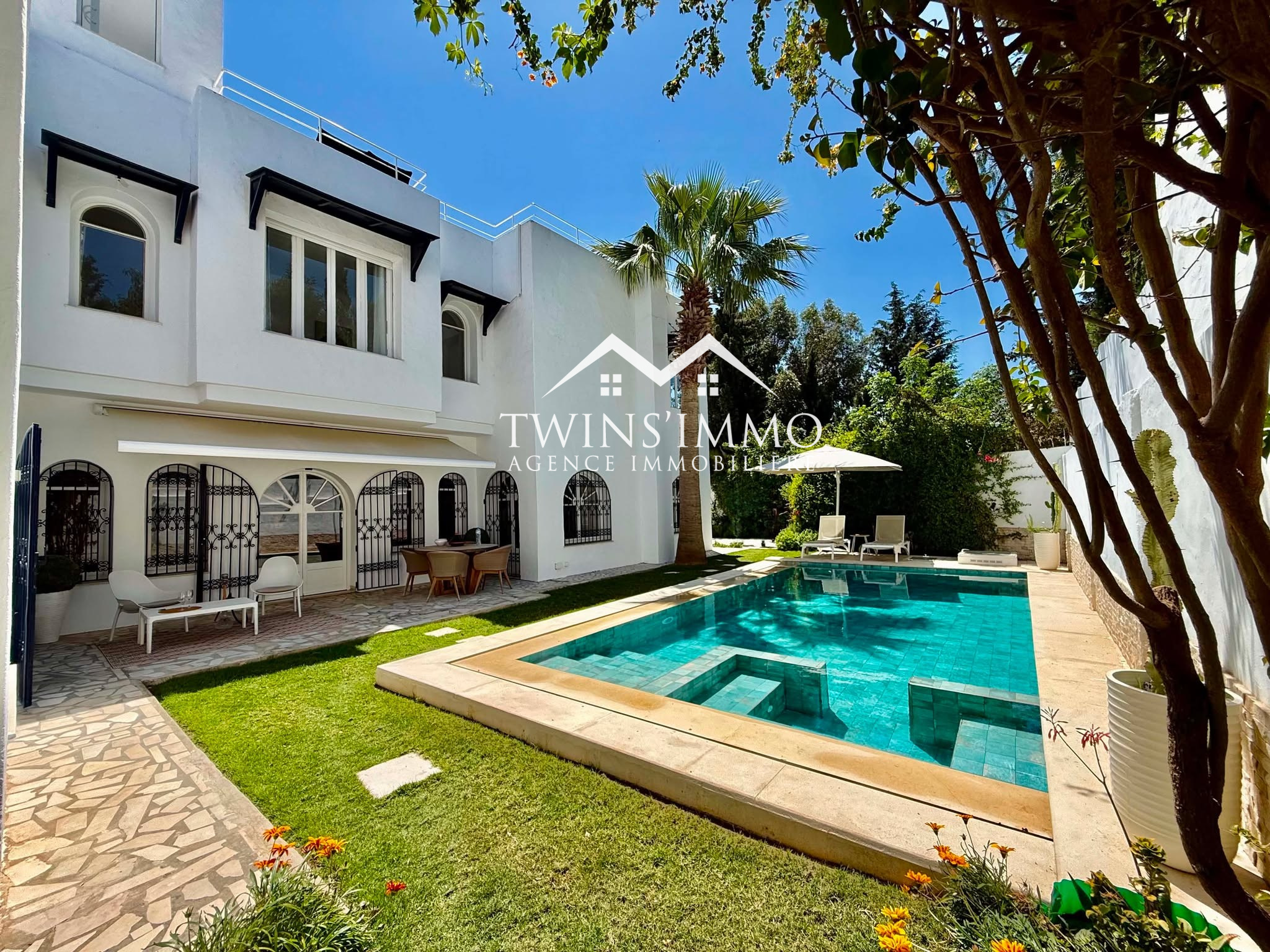 La Marsa&nbsp;Gammart&nbsp;Vente&nbsp;Maisons&nbsp;Magnifique villa r�nov�e � gammarth sup�rieur