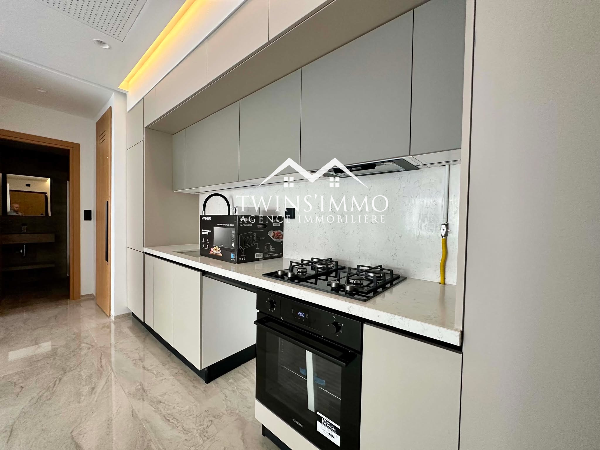 Ain Zaghouan&nbsp;Jardins de Carthage&nbsp;Location&nbsp;Appart. 1 pi�ce&nbsp;Appartement s1 neuf aux jardins de carthage