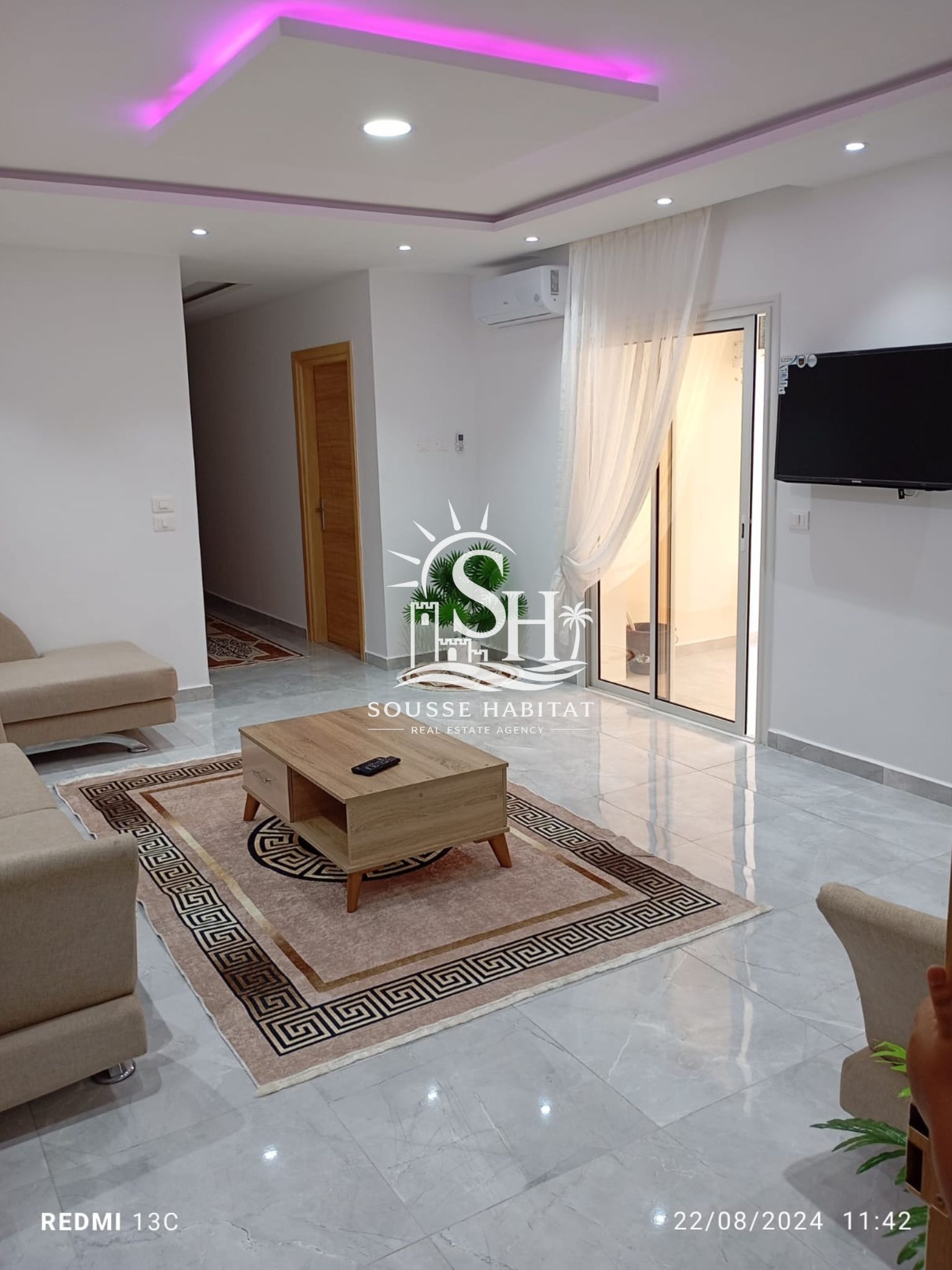 Hammam Sousse&nbsp;Hammam Sousse&nbsp;Location&nbsp;Appart. 2 pi�ces&nbsp;Un s2 bien meuble