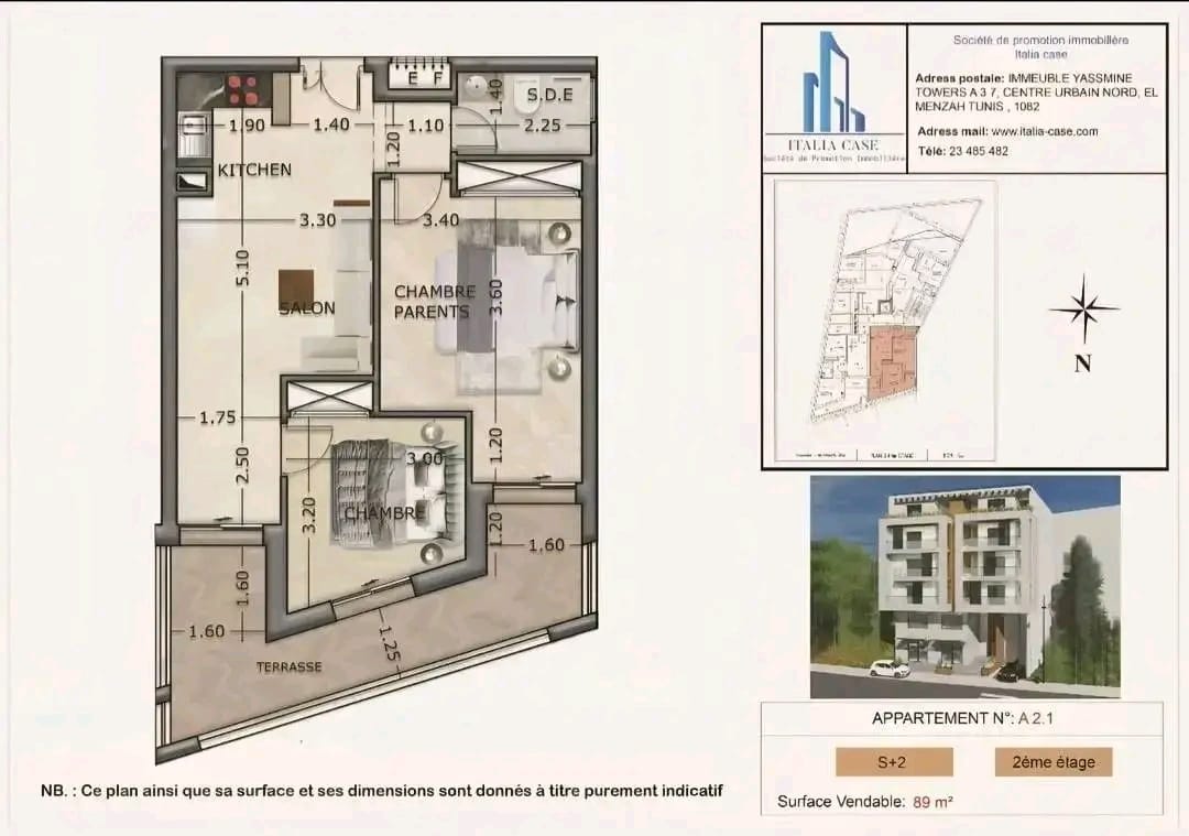 Mahdia&nbsp;Mahdia&nbsp;Vente&nbsp;Appart. 2 pi�ces&nbsp;Des appartements hauts standings vue de mer