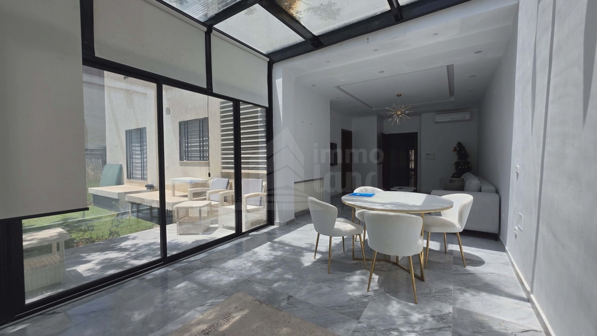 La Soukra&nbsp;Chotrana 1&nbsp;Vente&nbsp;Appart. 2 pi�ces&nbsp;Rdc s2 avec jardin