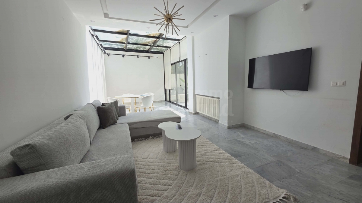La Soukra&nbsp;Chotrana 1&nbsp;Vente&nbsp;Appart. 2 pi�ces&nbsp;Rdc s2 avec jardin