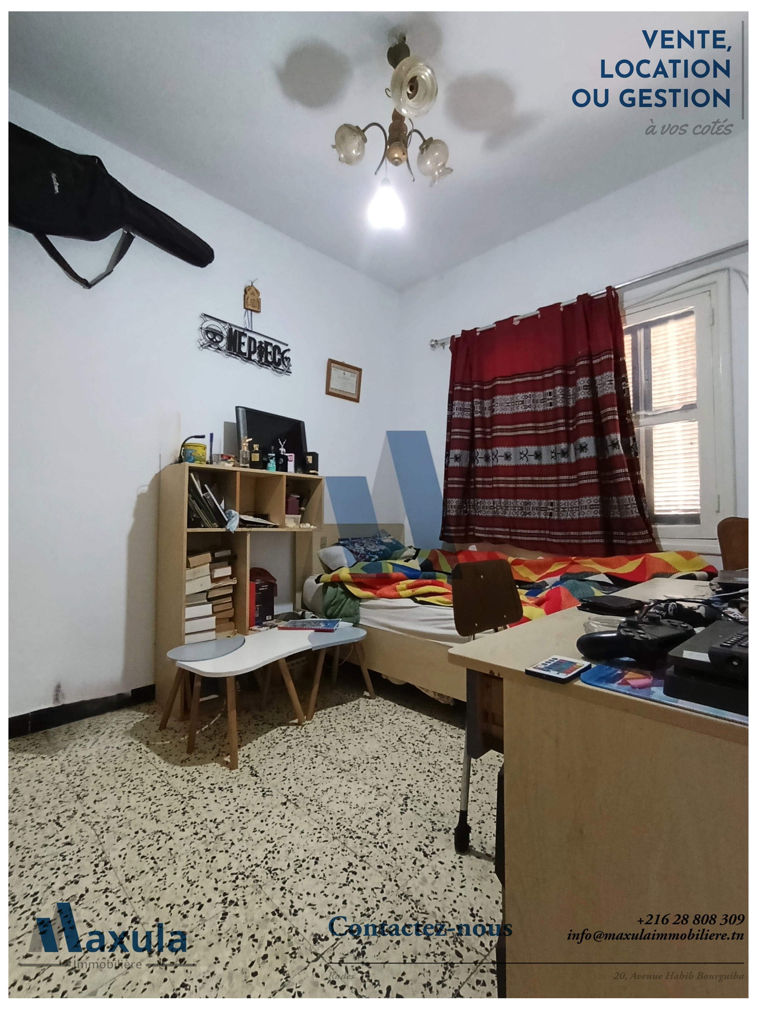 Rades&nbsp;Cite Snit&nbsp;Vente&nbsp;Appart. 3 pi�ces&nbsp;Appartement s2 sans vis a vis a rades snit