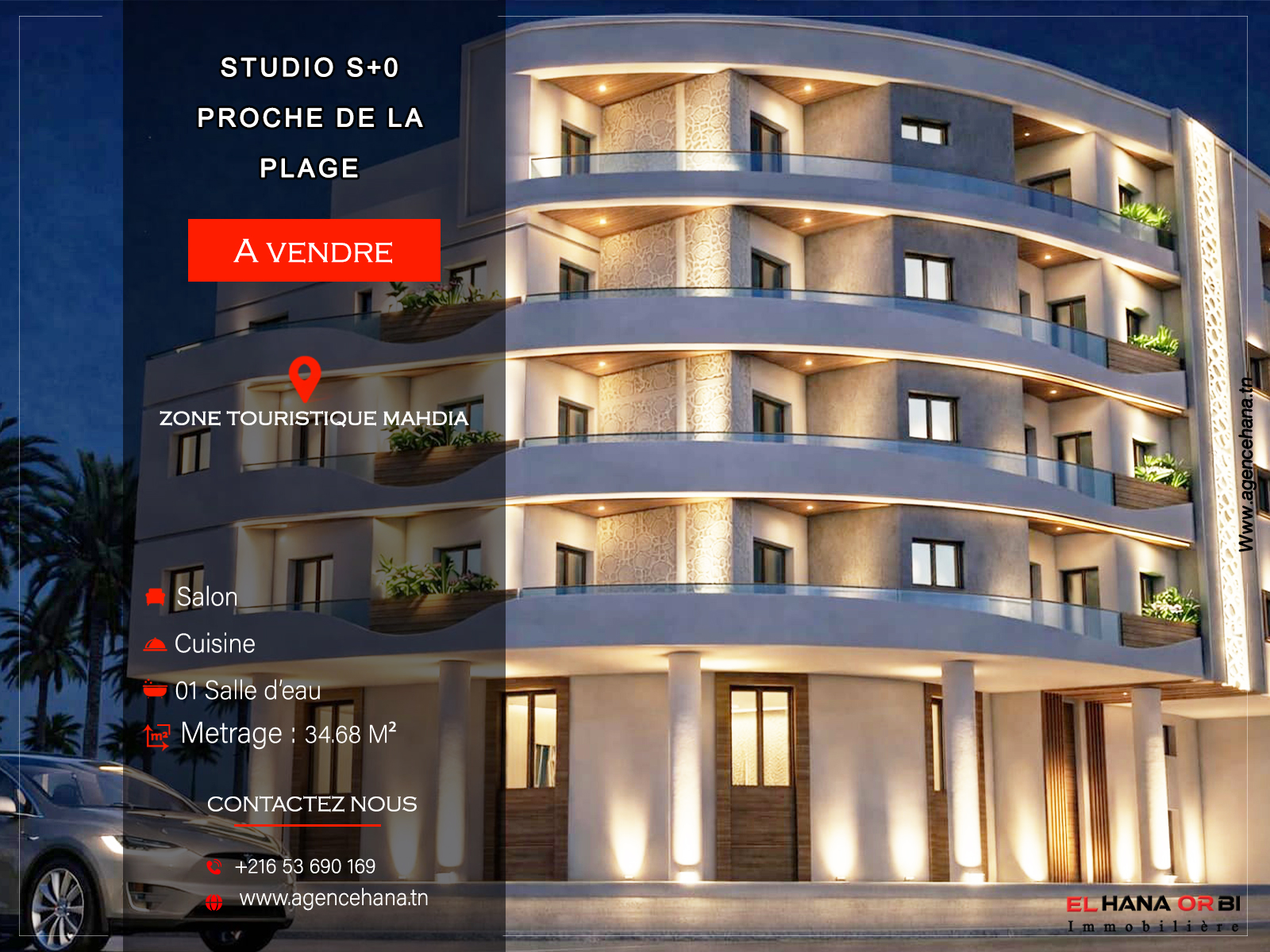Mahdia&nbsp;Mahdia&nbsp;Vente&nbsp;Appart. 2 pi�ces&nbsp;Nouveau projet sur plan mahdia