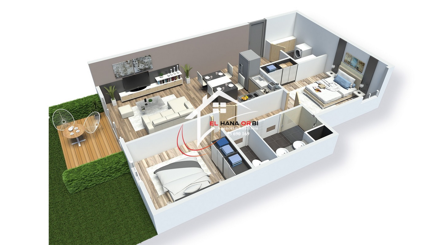 Mahdia&nbsp;Mahdia&nbsp;Vente&nbsp;Appart. 3 pi�ces&nbsp;Des appartements s3 � mahdia