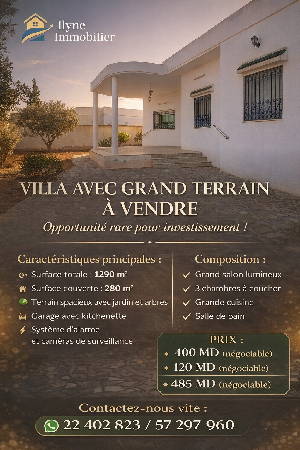 Vente&nbsp;Maisons - Tunisie