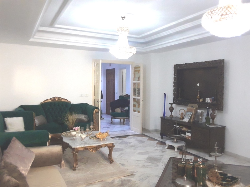 Ariana Ville&nbsp;El Menzah 7&nbsp;Vente&nbsp;Appart. 5 pi�ces+&nbsp;Appart moderne au rdc salon 4 pi�ces