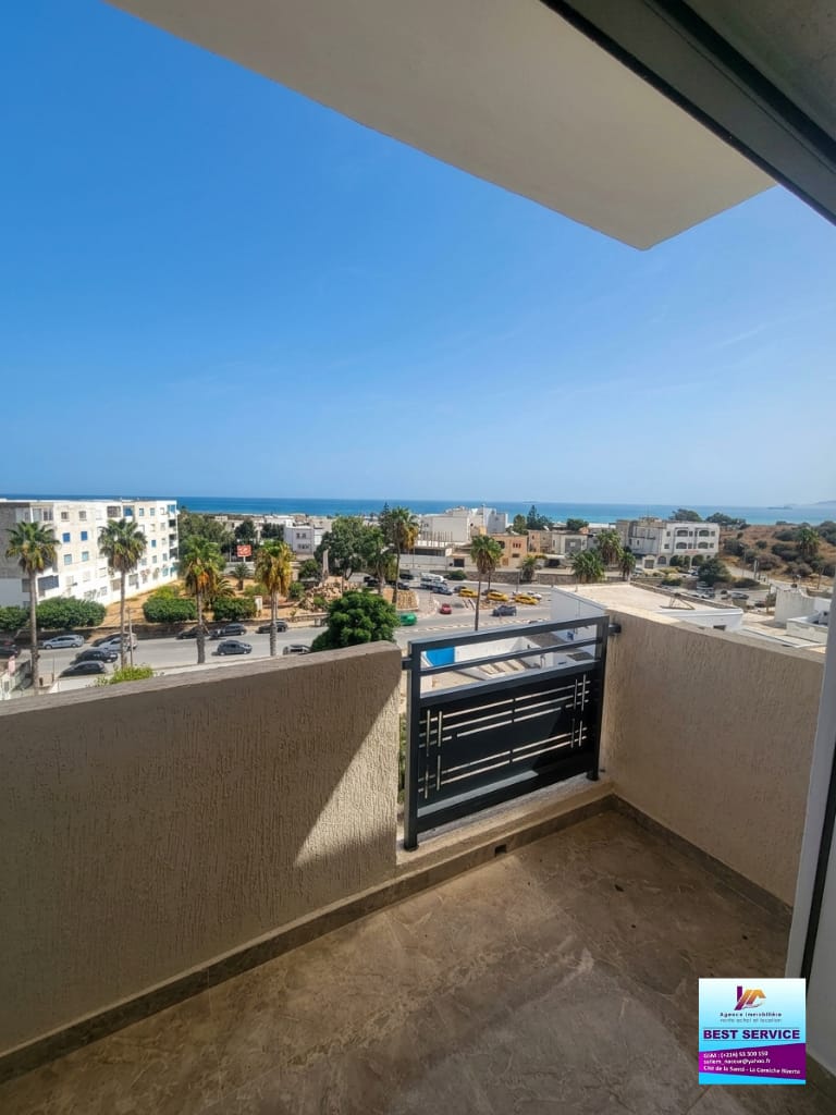 Bizerte Nord&nbsp;Cite Chourouk Sidi Salem&nbsp;Vente&nbsp;Appart. 2 pi�ces&nbsp;Appartement s2 avec vue mer