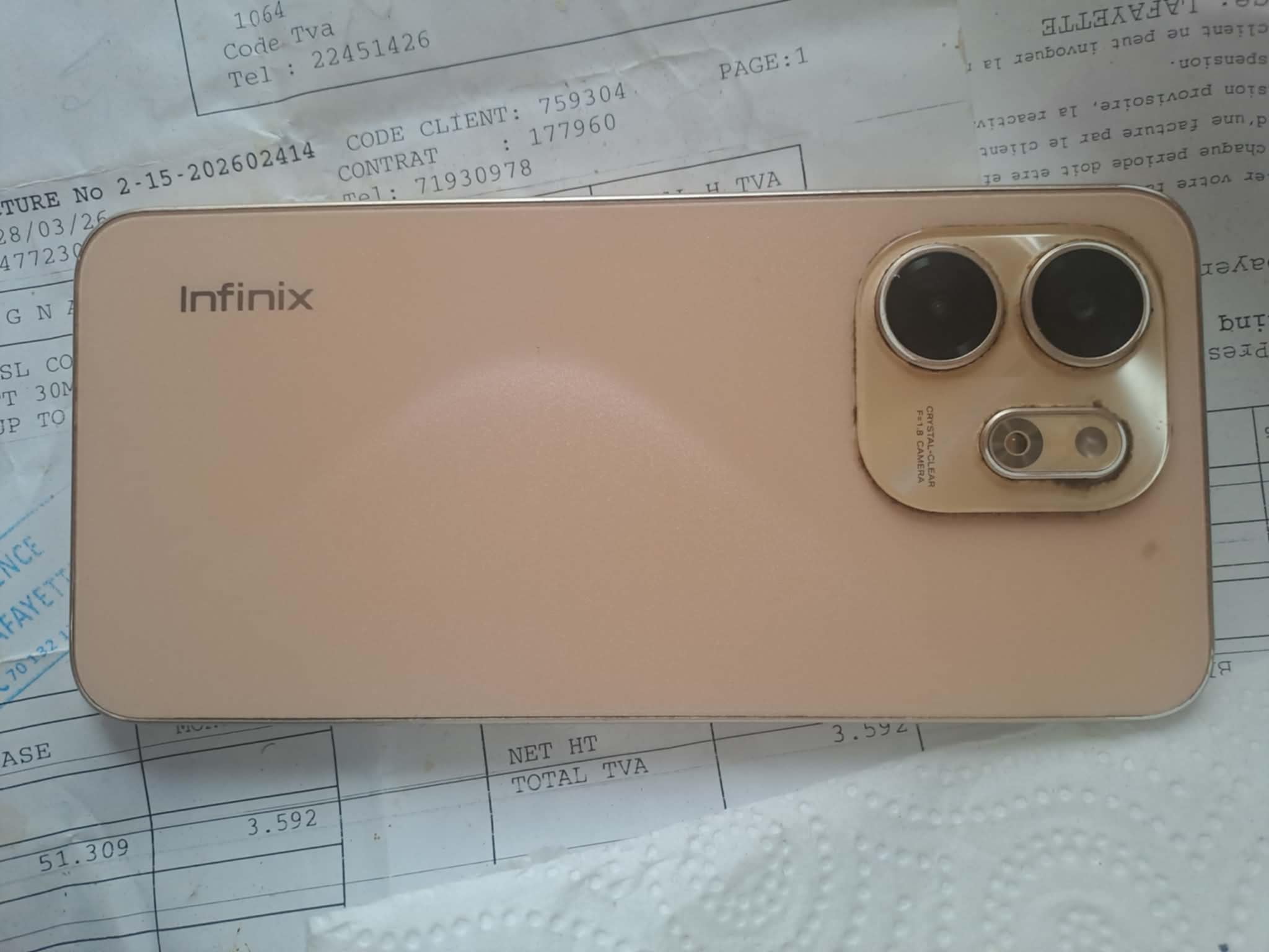 El Omrane Superieur&nbsp;Cite El Intilaka&nbsp;Autre Marque&nbsp;Autre Mod�le&nbsp;Infinix smart 9
