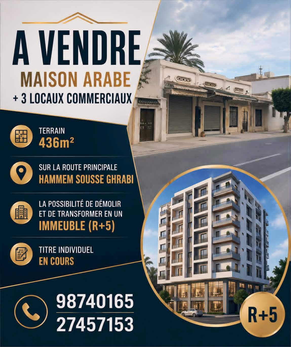 Vente&nbsp;Maisons - Tunisie