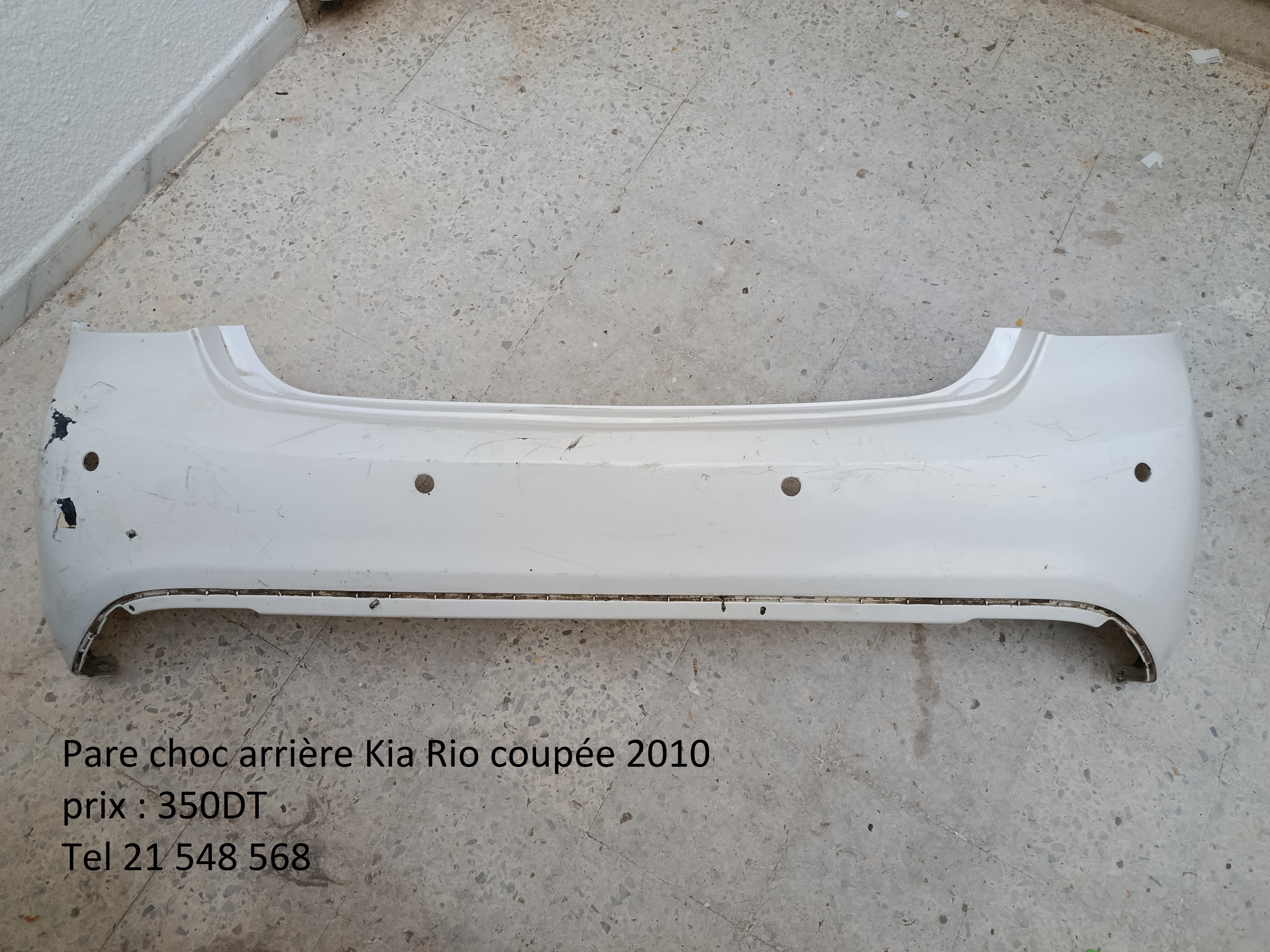 Bizerte Nord&nbsp;Bizerte&nbsp;Pi�ces de voiture ancienne&nbsp;Autres Marques : Pi�ces&nbsp;Pare choc arri�re kia rio coup�e model 2010