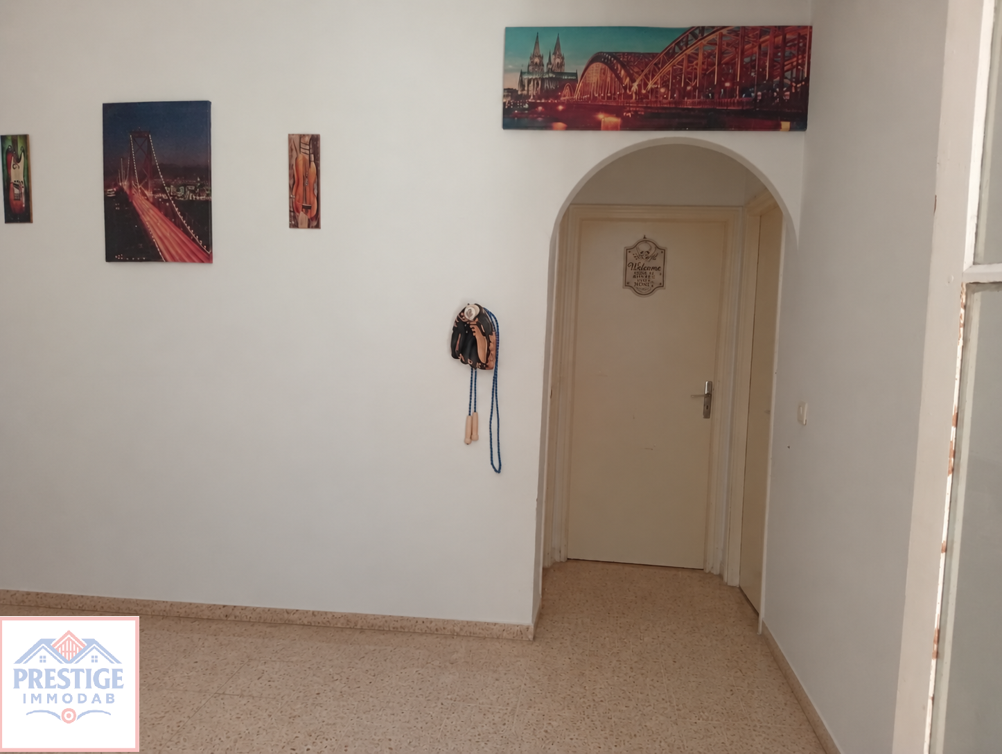 Ariana Ville&nbsp;Cite De La Sante&nbsp;Vente&nbsp;Appart. 2 pi�ces&nbsp;Appart s2 cit� la sant�  borj louzir 1er �tage