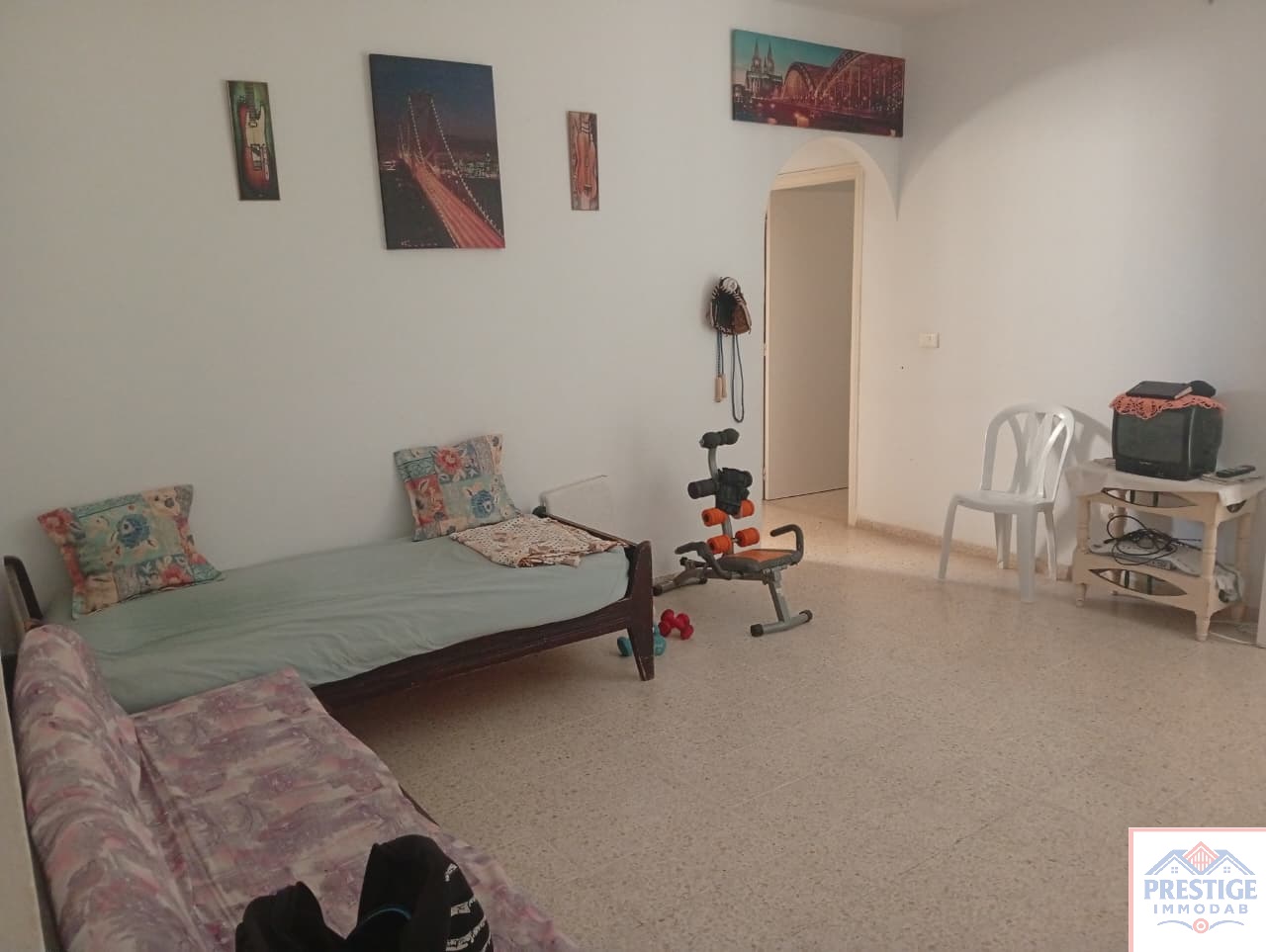 Ariana Ville&nbsp;Cite De La Sante&nbsp;Vente&nbsp;Appart. 2 pi�ces&nbsp;Appart s2 cit� la sant�  borj louzir 1er �tage