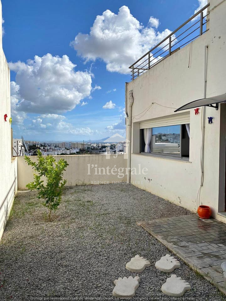 Mnihla&nbsp;Jardins d'el Menzah&nbsp;Location&nbsp;Appart. 2 pi�ces&nbsp;S1 meubl� et avec jardin cit�lfaouz