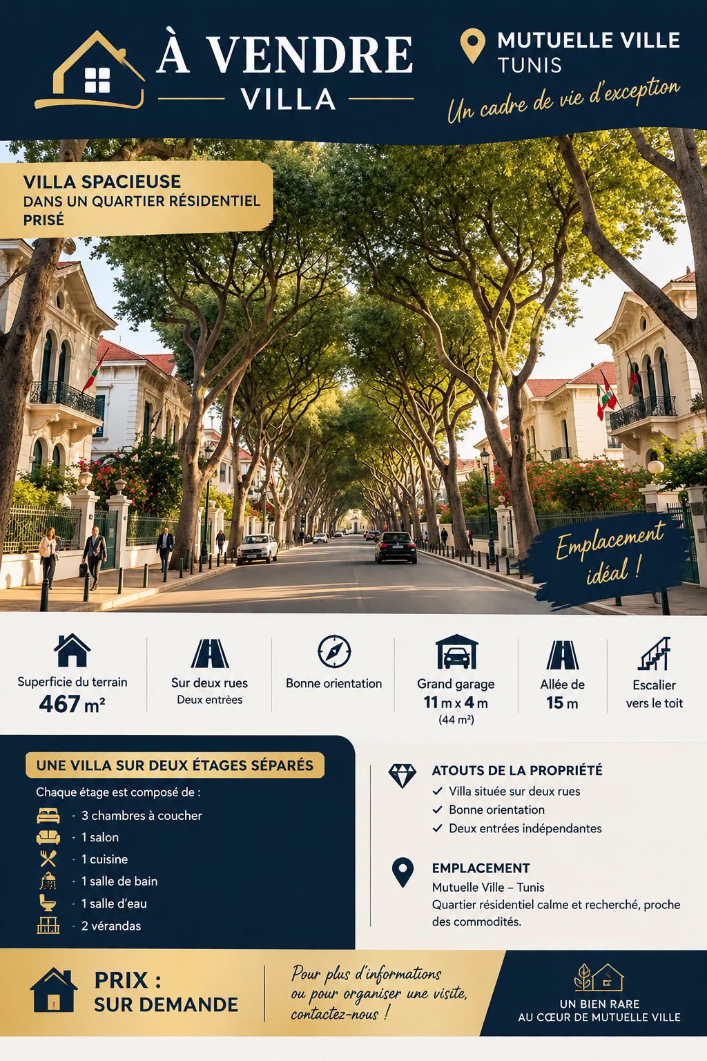 El Menzah&nbsp;Mutuelle Ville&nbsp;Vente&nbsp;Maisons&nbsp;Villa � mutuelleville tunis