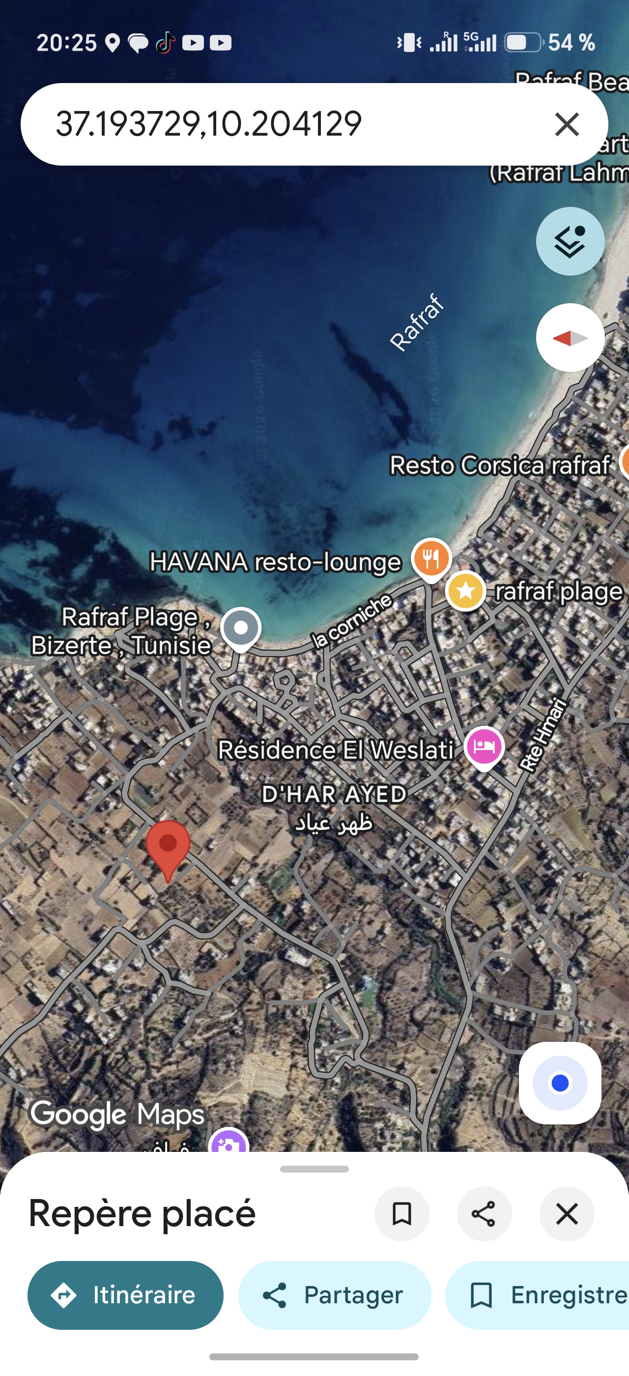 Ras Jebel&nbsp;Rafraf Plage&nbsp;Terrain&nbsp;Terrain agricole&nbsp;Terrain de 1300 m2 a rafraf plage