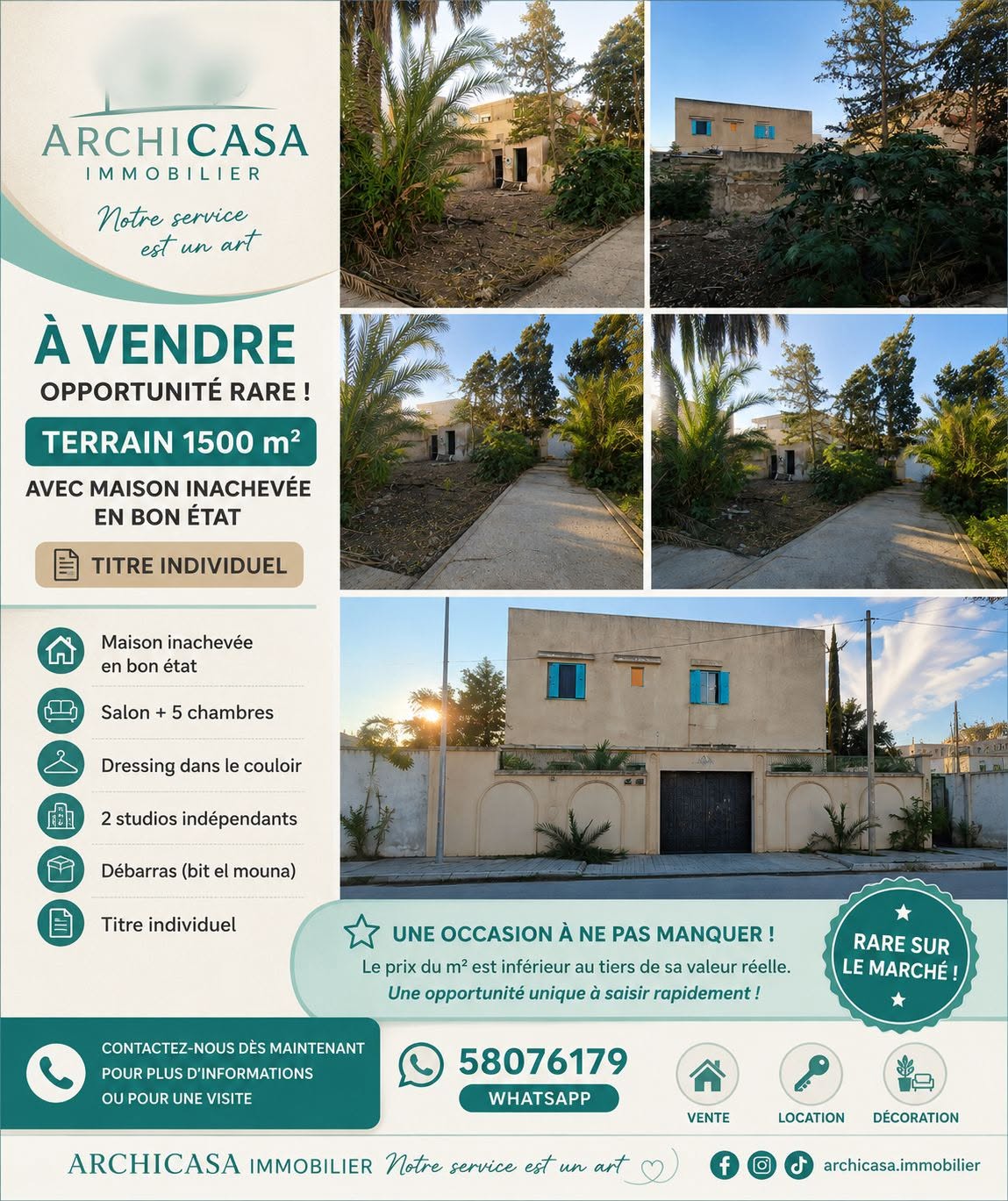 Vente&nbsp;Surfaces - Tunisie