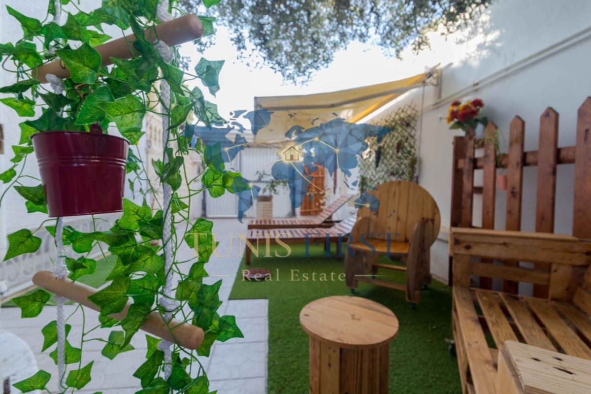 La Marsa&nbsp;Marsa Safsaf&nbsp;Location&nbsp;Appart. 3 pi�ces&nbsp;Un rdj s2 meubl� pour courte dur�e � la marsa